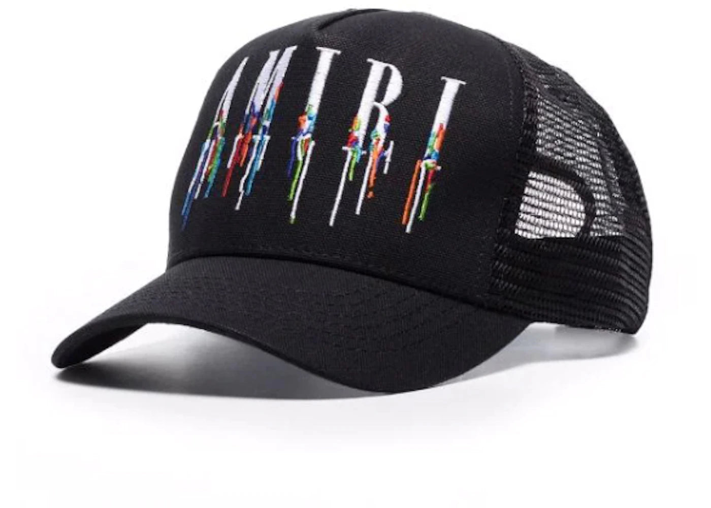 AMIRI Embroidered Paint Drip Core Logo Cap Black