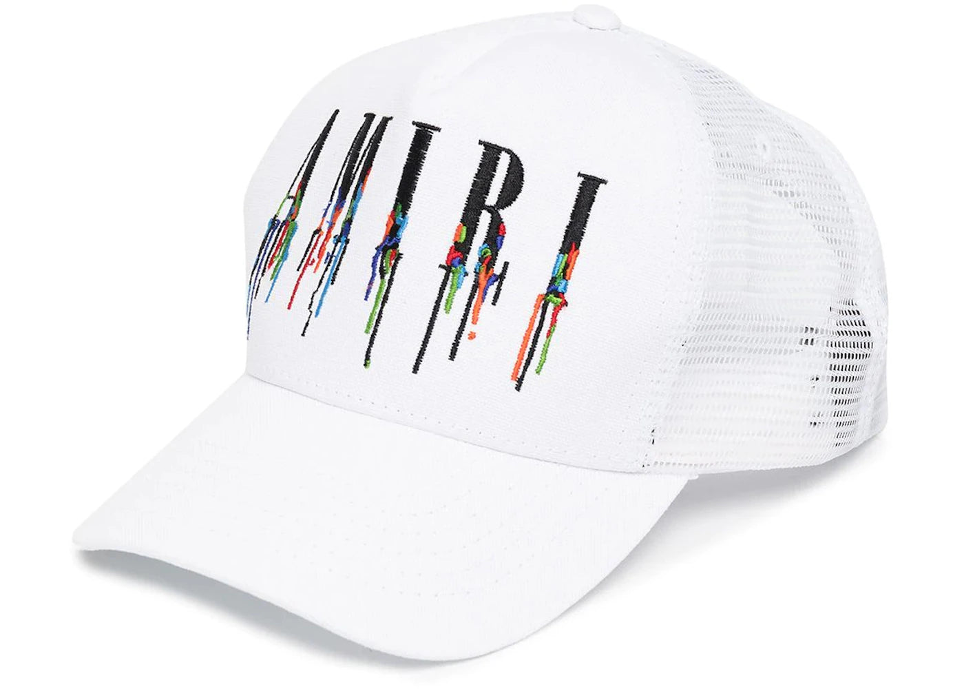 AMIRI Embroidered Paint Drip Core Logo Cap White