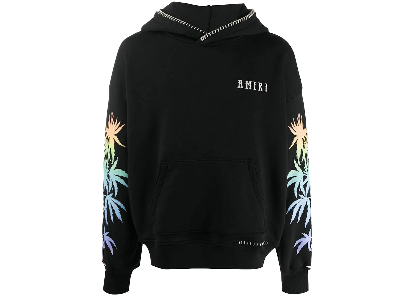 AMIRI Eternal Happiness Oversized Fit Hoodie Black