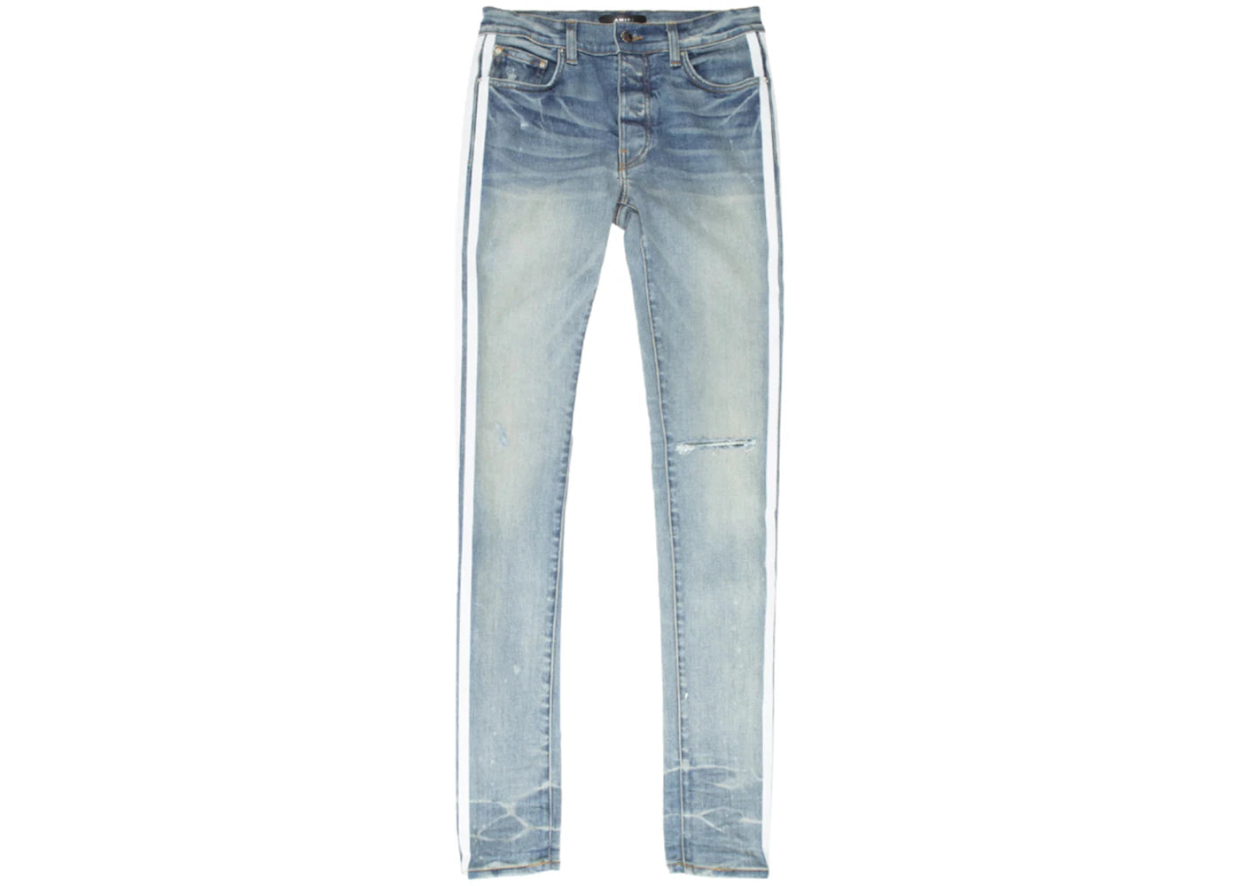 AMIRI Flocked Track Jeans Clay Indigo