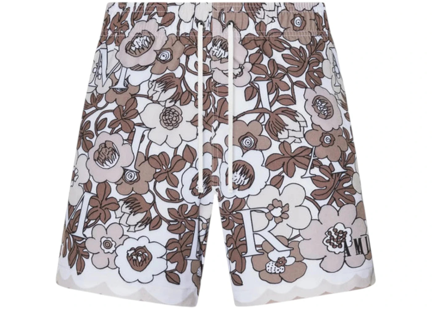 AMIRI Flower Swimtrunks Shitake