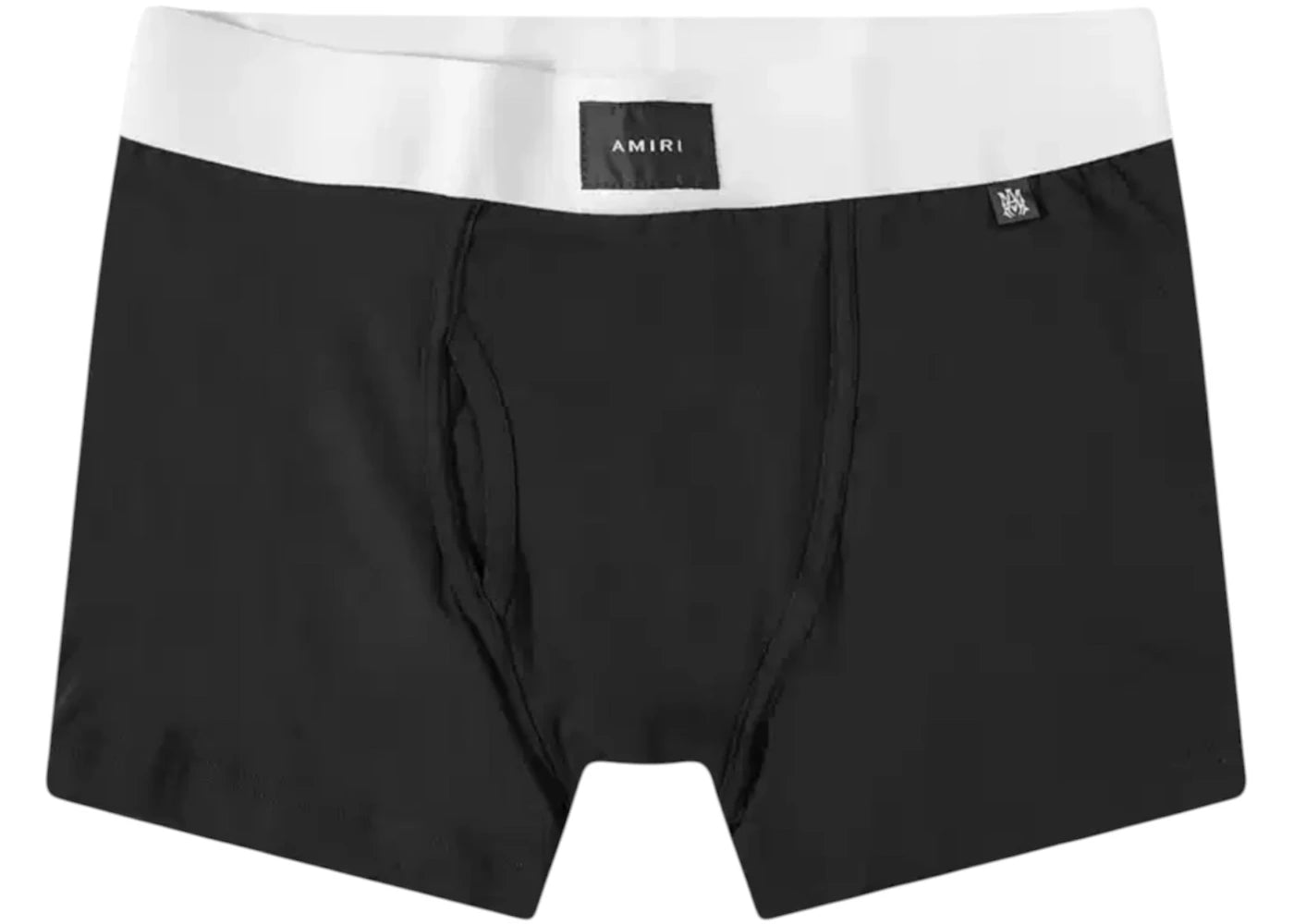 AMIRI Front Label Boxers Black / White