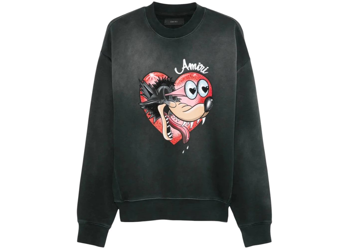 AMIRI Hopeless Romantic Crewneck Black