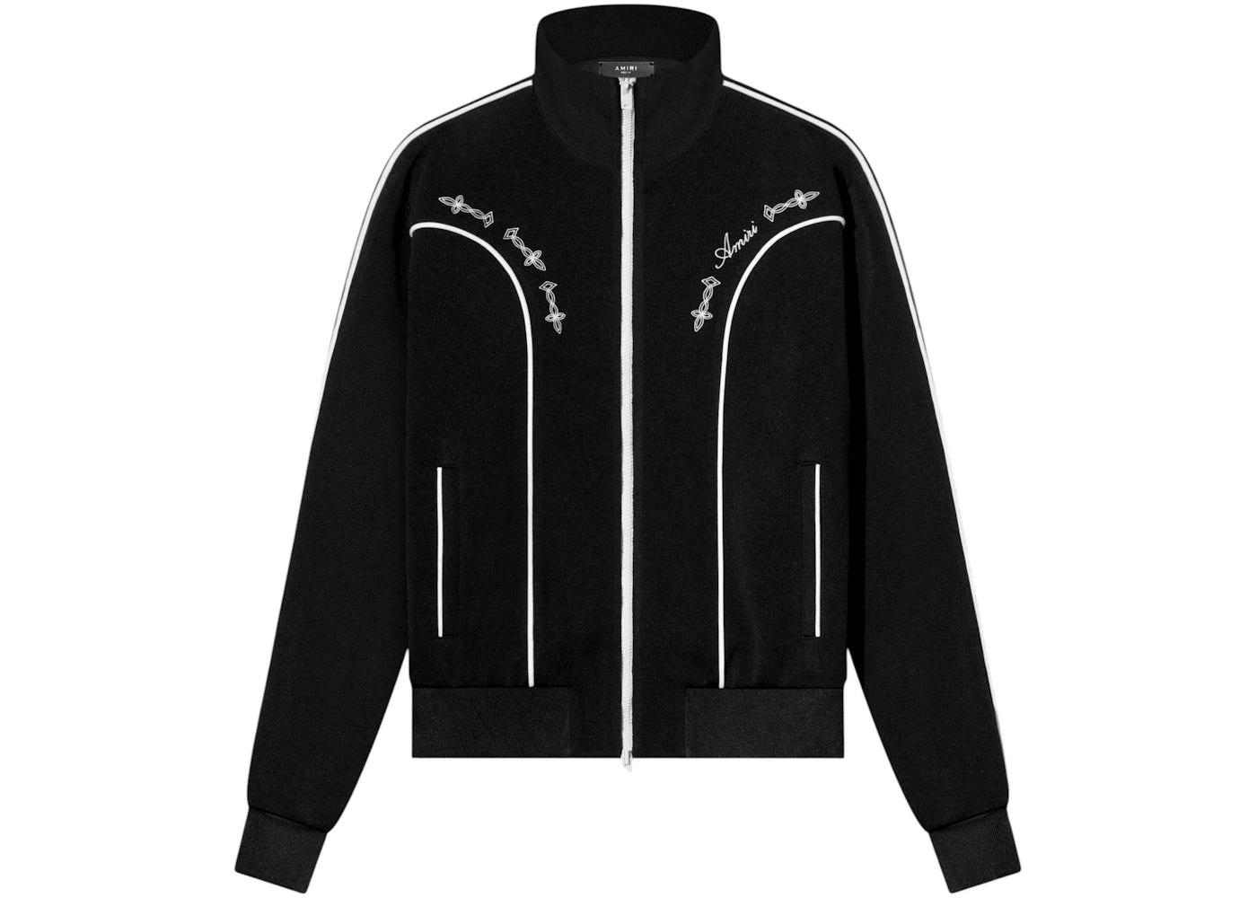 AMIRI Johnny Velour Track Jacket Black