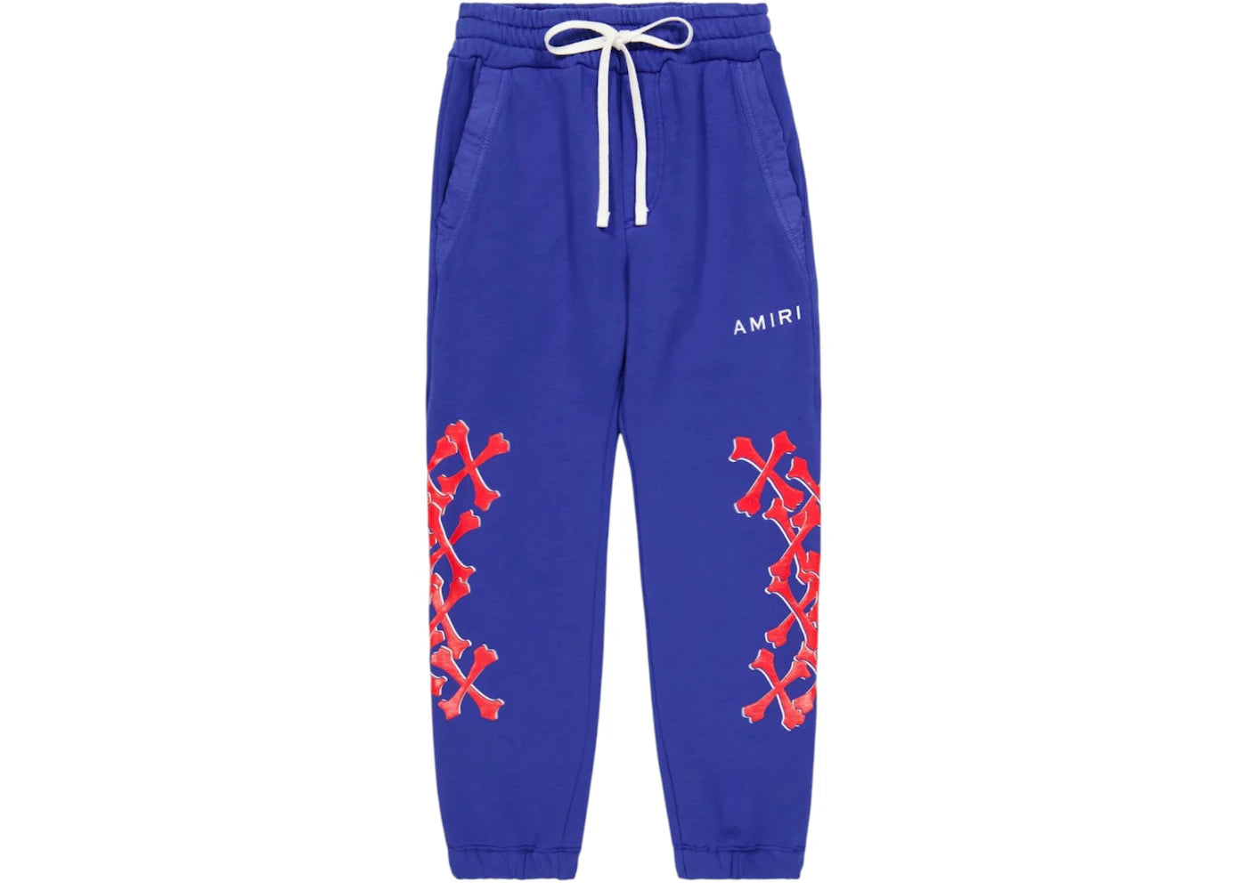 AMIRI Kids' Bones Graphic Sweatpants Blue/Red