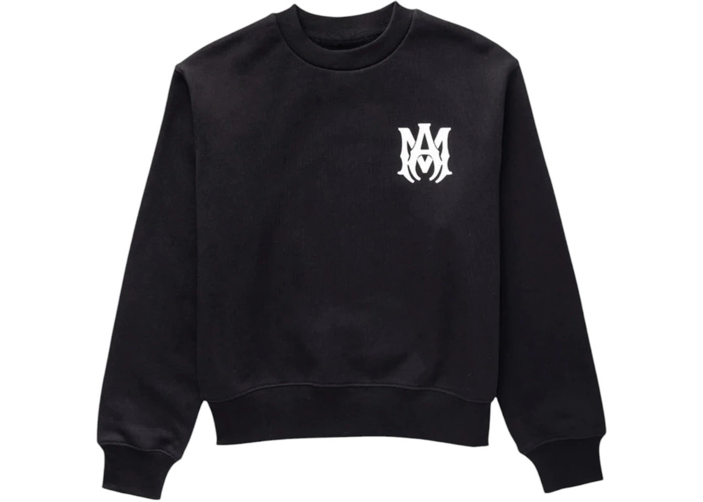AMIRI Kids' MA Logo Crewneck Black