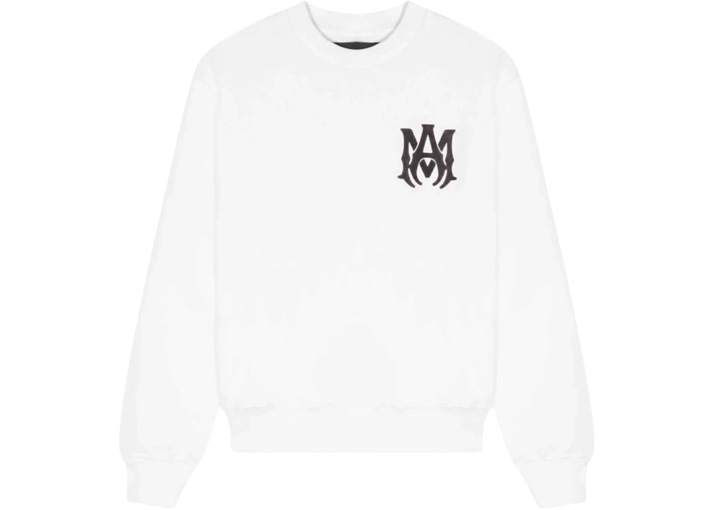 AMIRI Kids' MA Logo Crewneck White/Black