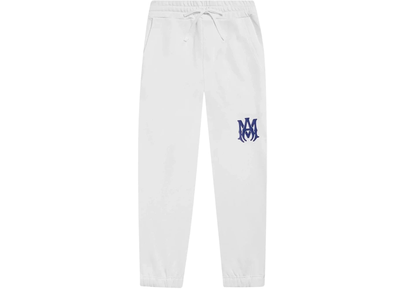 AMIRI Kids' MA Logo Sweatpants White/Blue