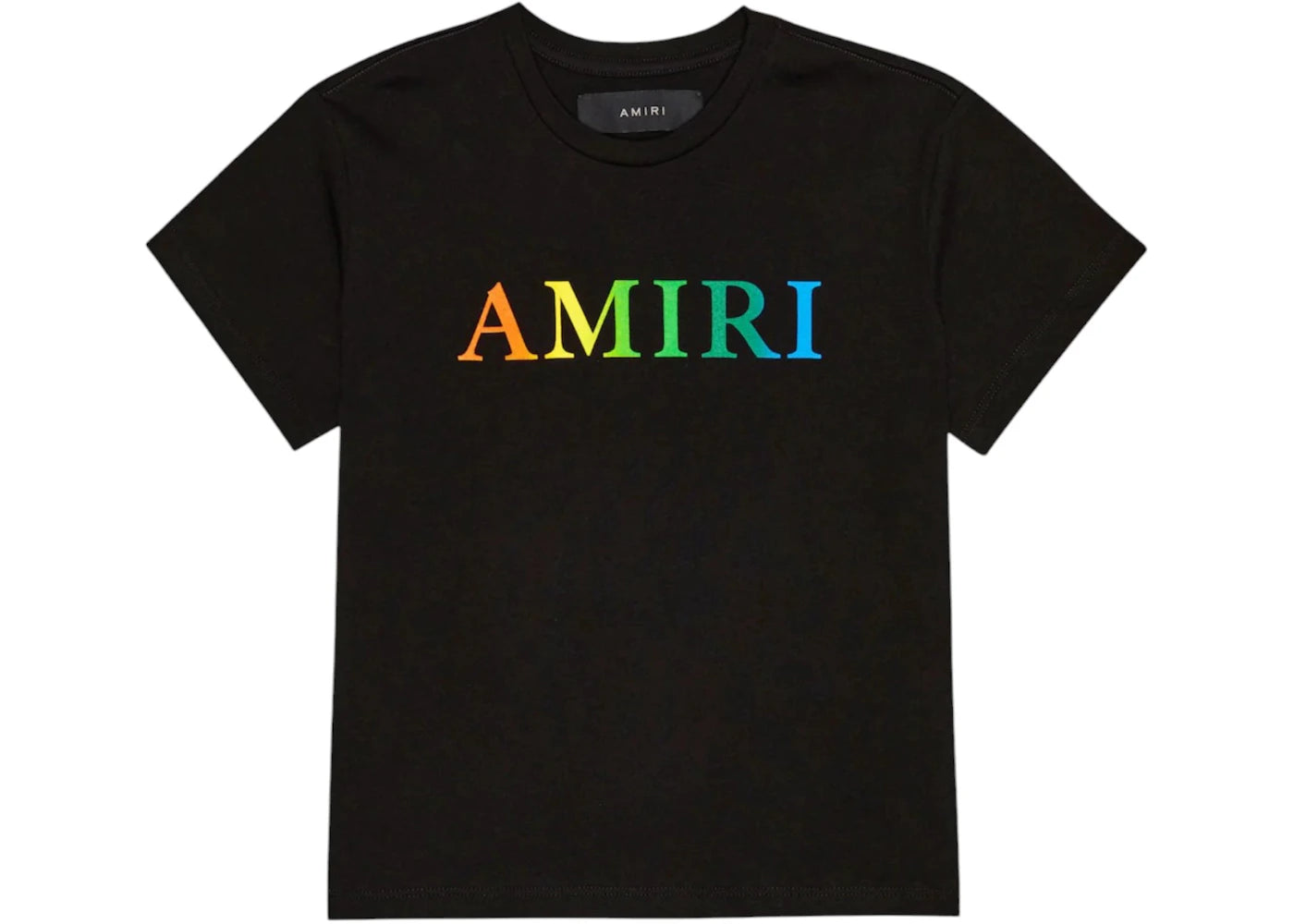AMIRI Kids' Rainbow Logo Tee Black