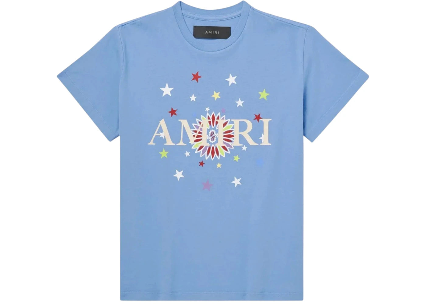 AMIRI Kids' Stars Graphic Tee Baby Blue