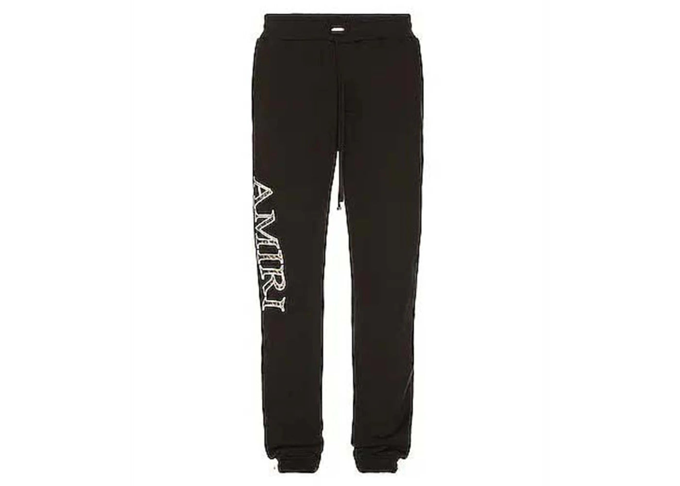AMIRI Leopard Applique Sweatpants Black