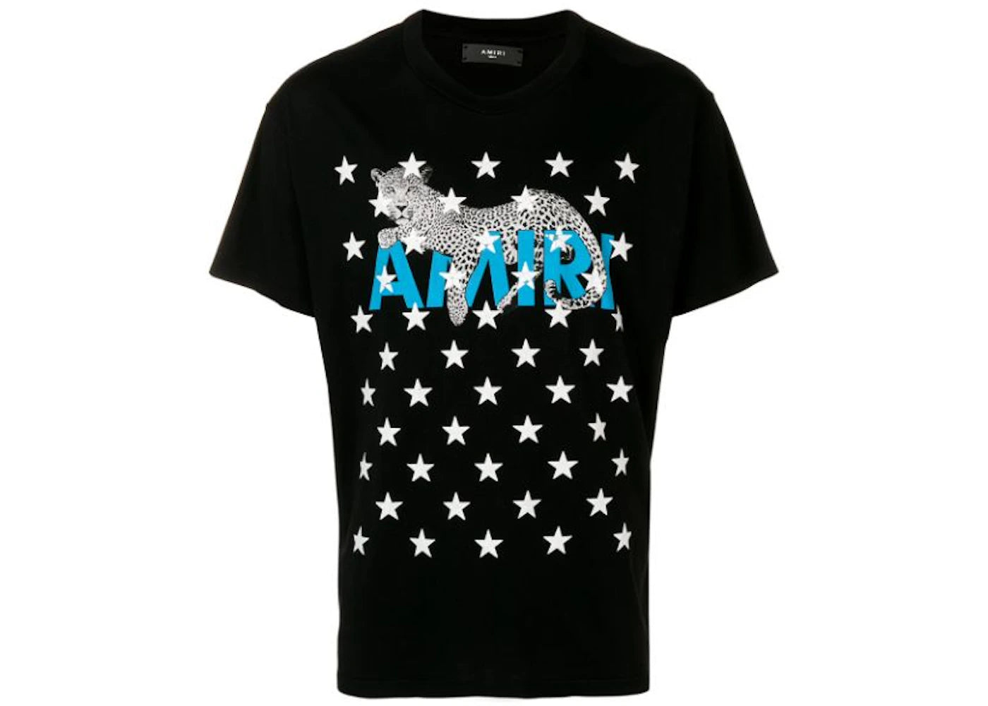 AMIRI Leopard Star T-shirt Black