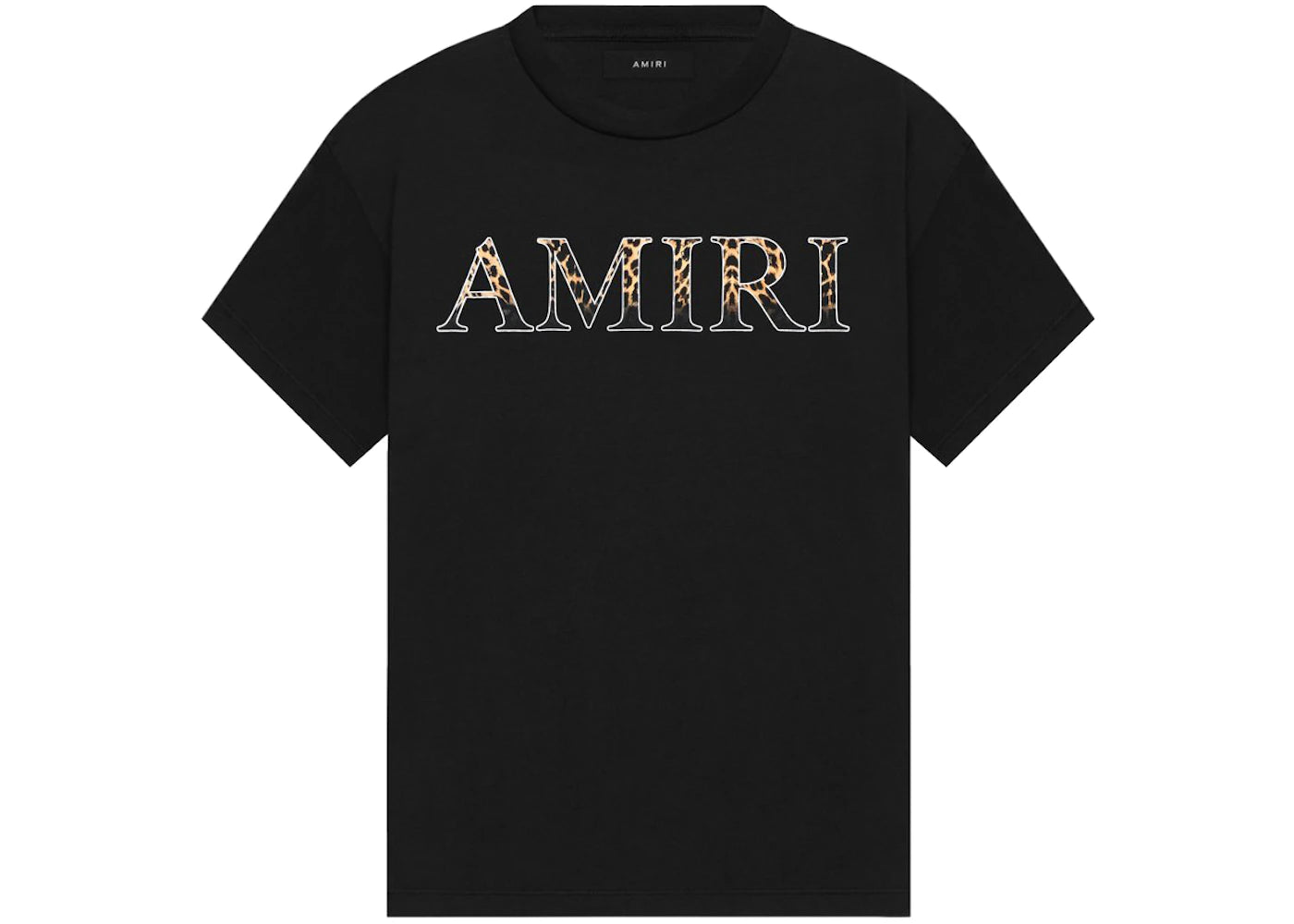 AMIRI Leopard Tee Black