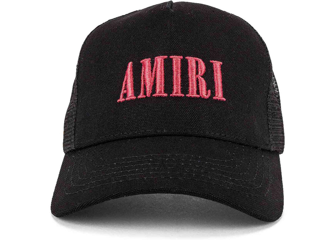 AMIRI Logo Core Trucker Hat Black/Red