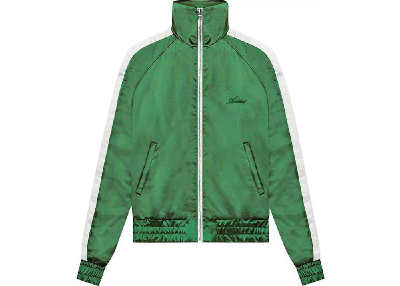 AMIRI Logo Track Jacket Tennis Green/White