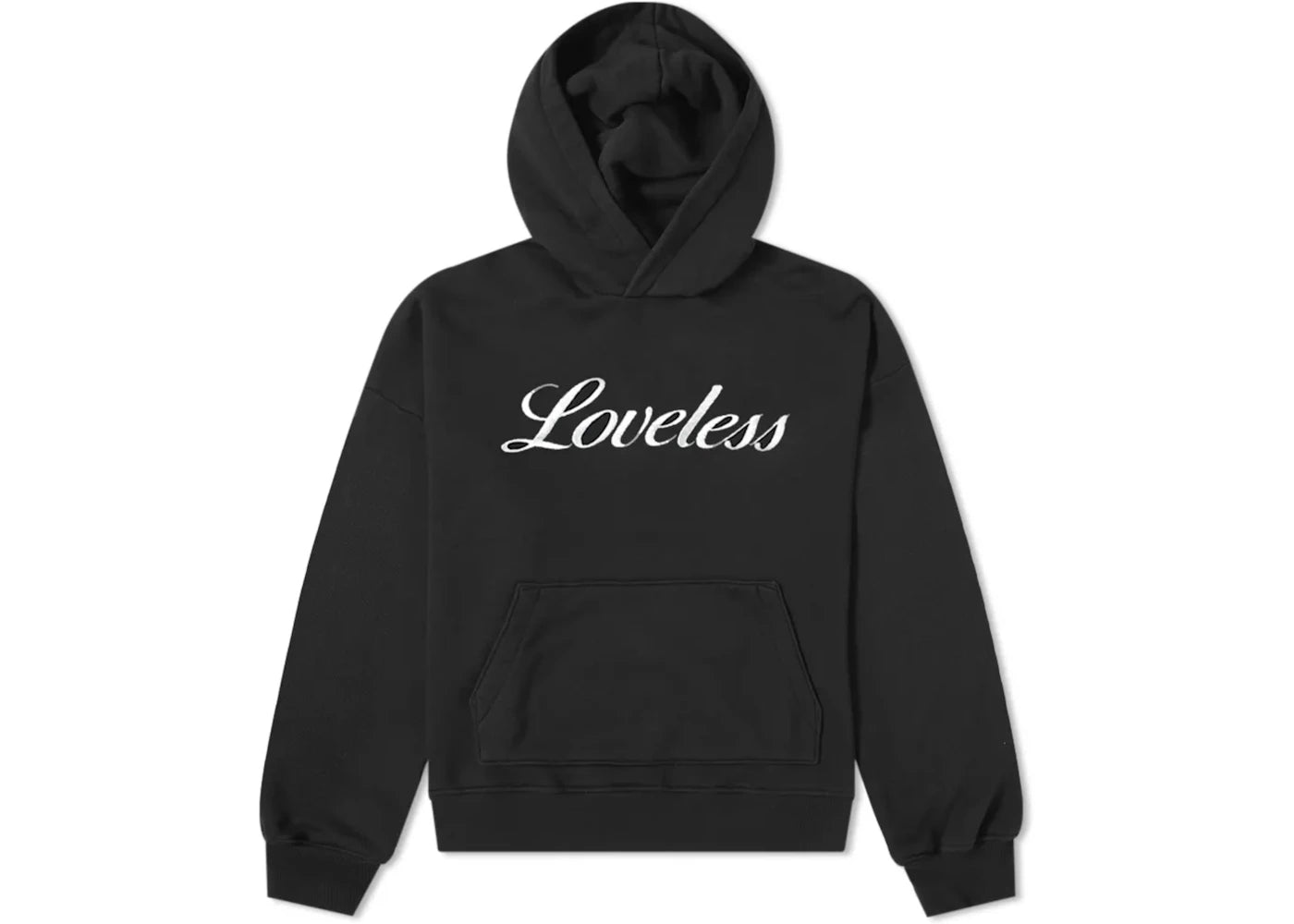 AMIRI Loveless Embroidered Hoodie Black