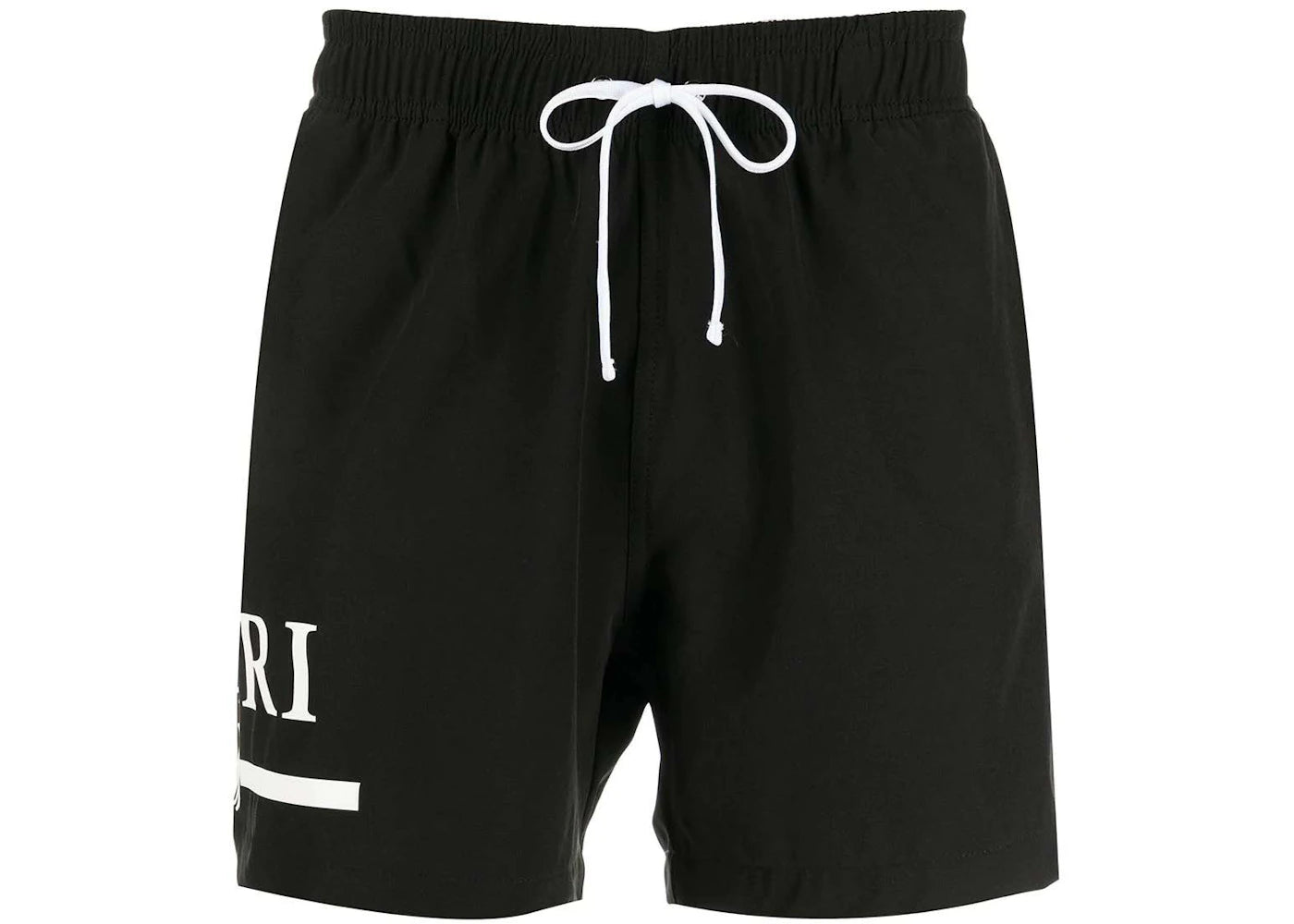 AMIRI M.A. Bar Drawstring Swim Trunks Black