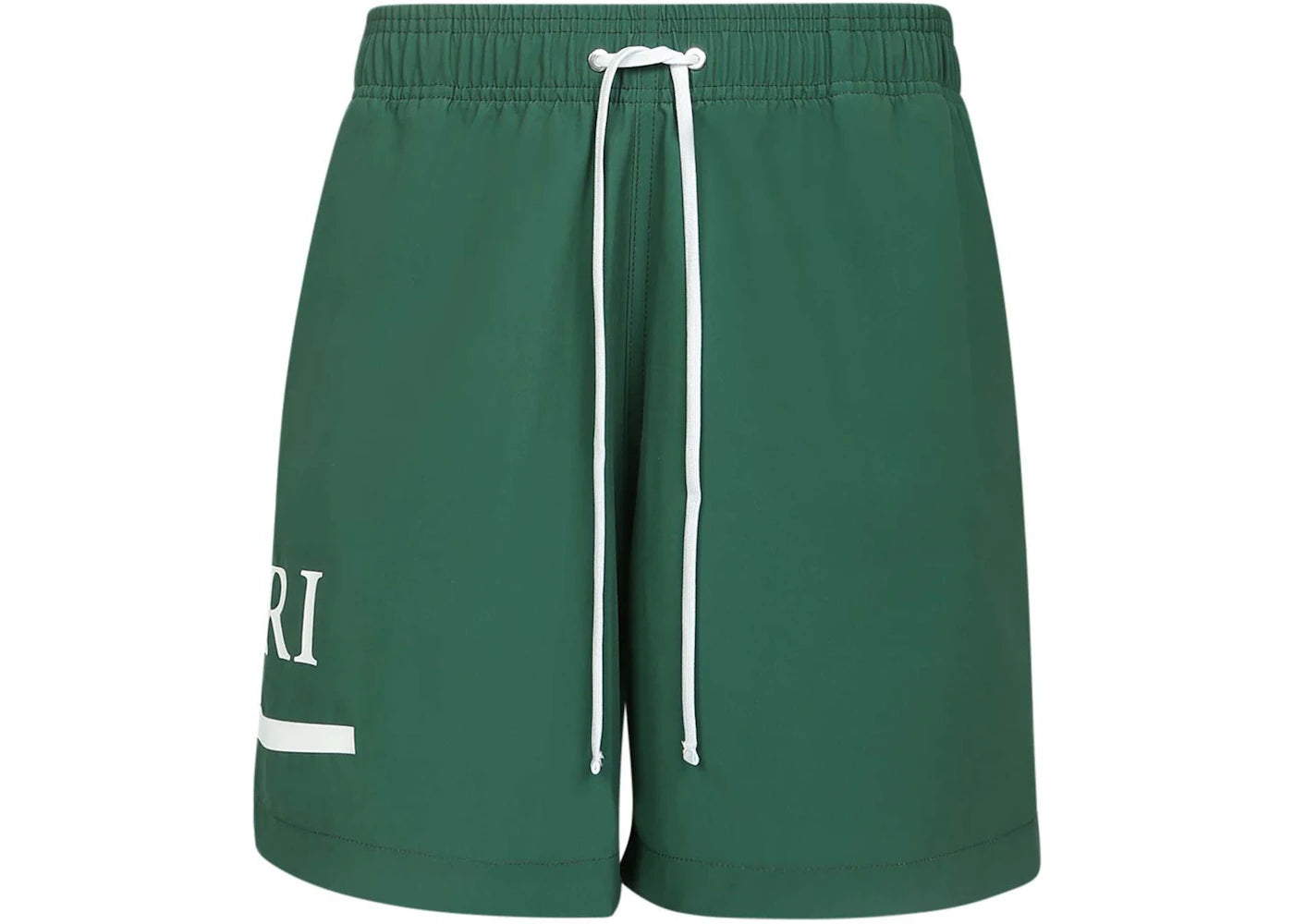 AMIRI M.A. Bar Drawstring Swim Trunks Green