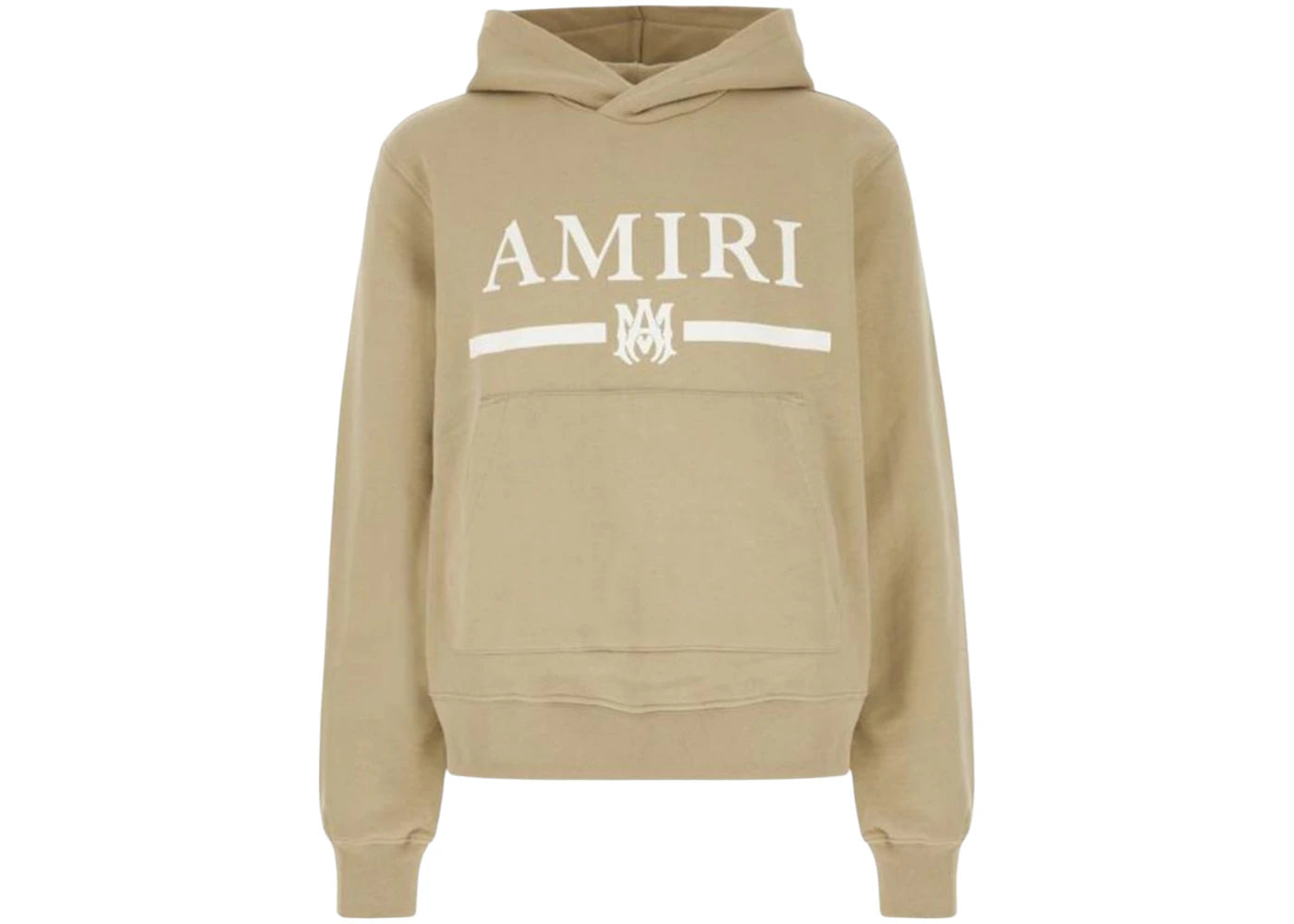 AMIRI MA Bar Logo Hoodie Tan