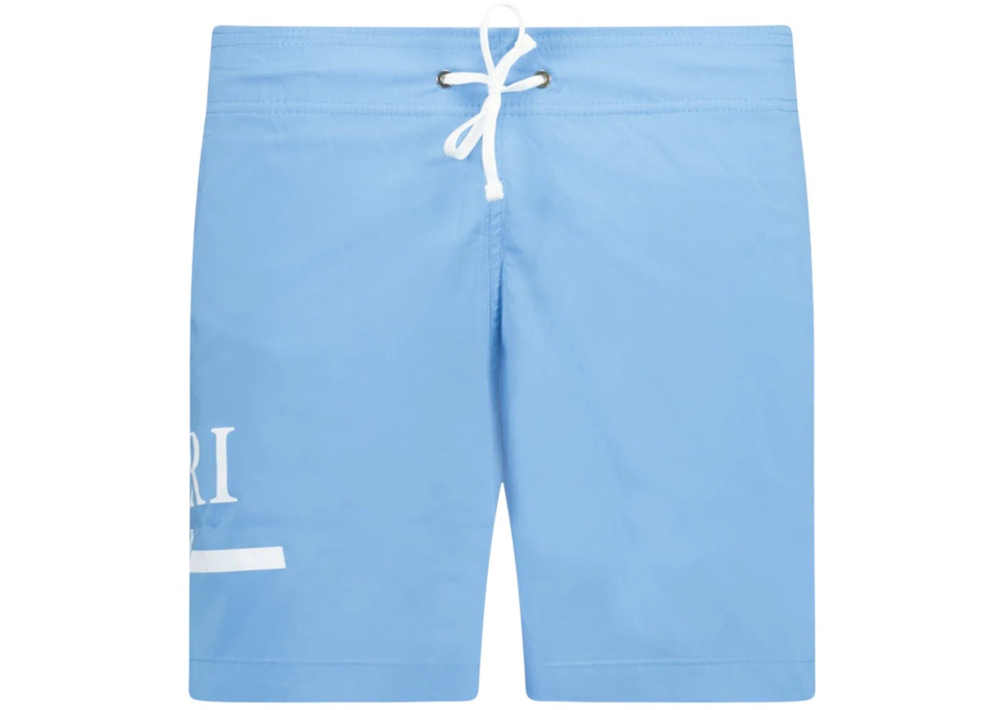 AMIRI MA Bar Logo Swim Shorts Carolina Blue