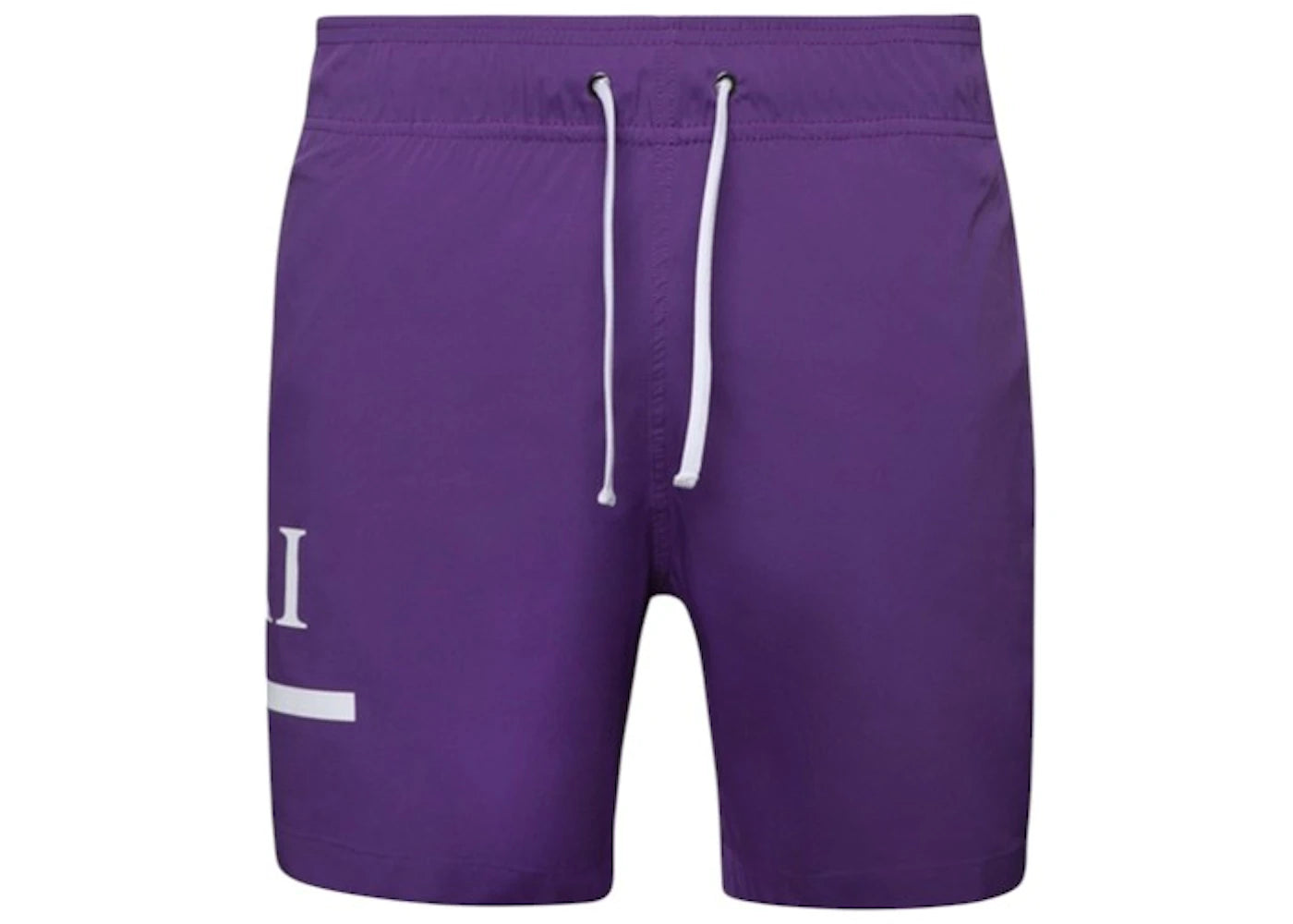 AMIRI MA Bar Logo Swim Shorts Purple