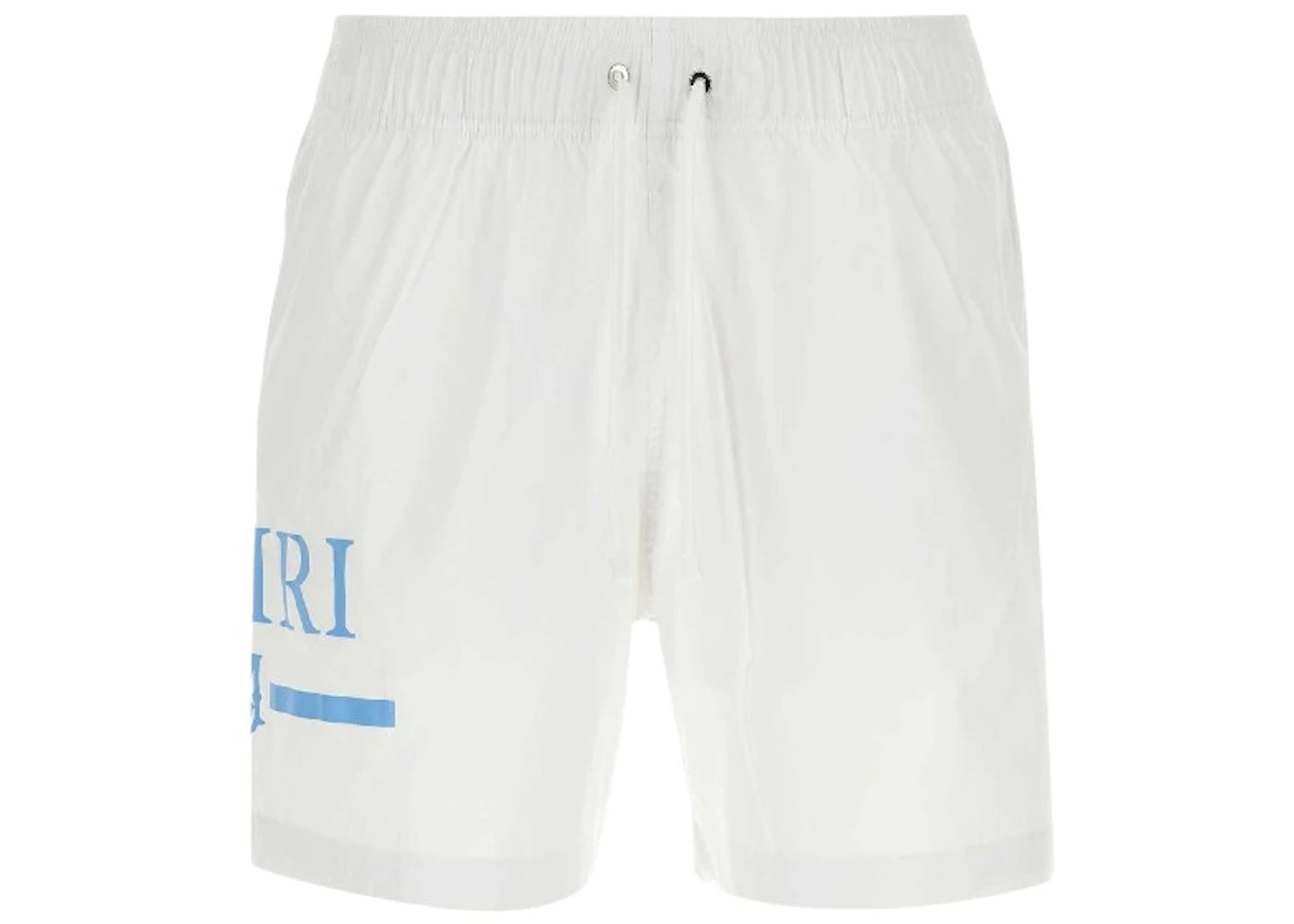 AMIRI MA Bar Logo Swim Shorts White