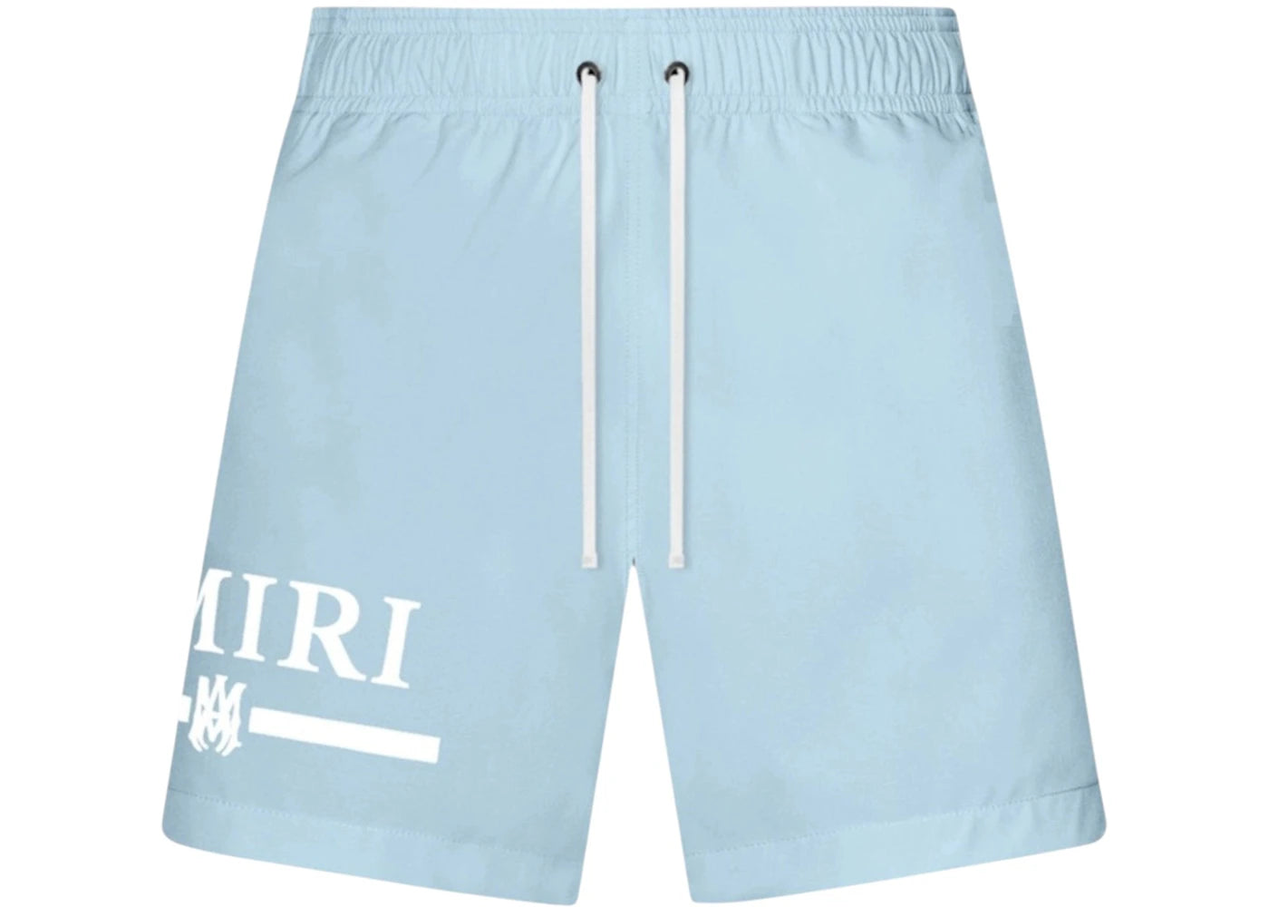 AMIRI MA Bar Logo Swimtrunk Dusty Blue