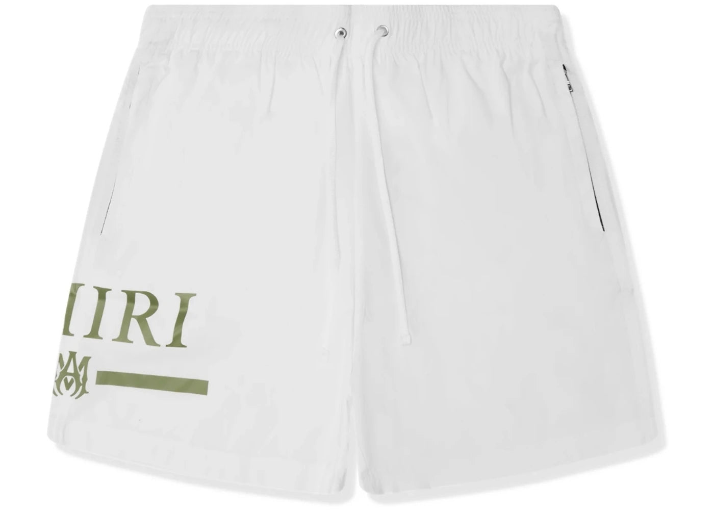 AMIRI MA Bar Swim Shorts White