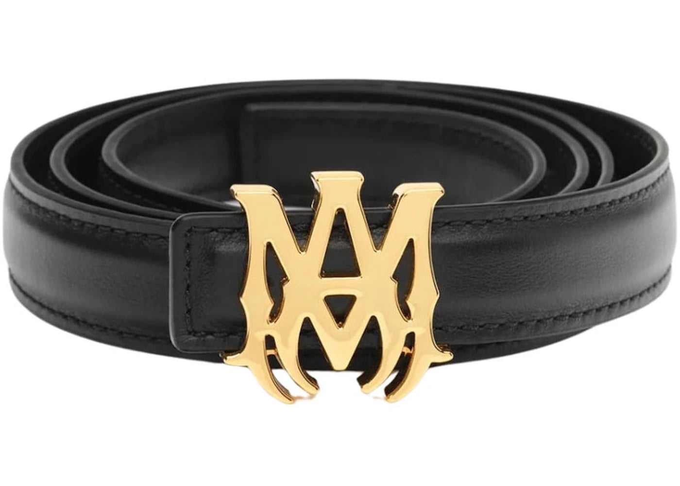 AMIRI MA Belt Black/Gold
