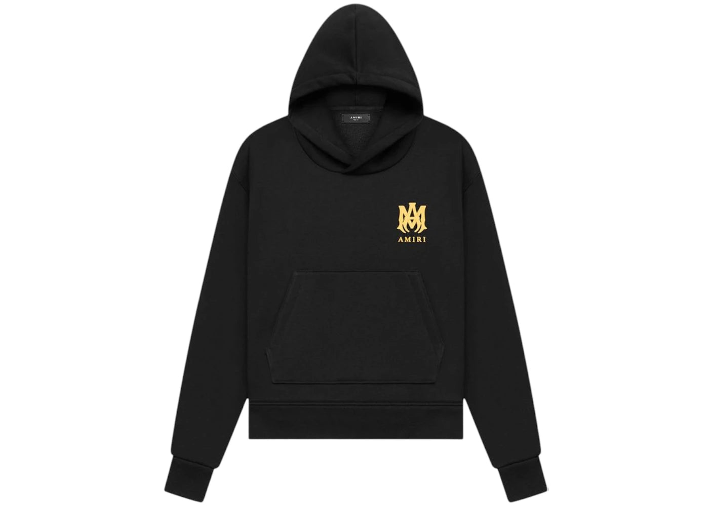 AMIRI MA Classic Logo Hoodie Black/Yellow
