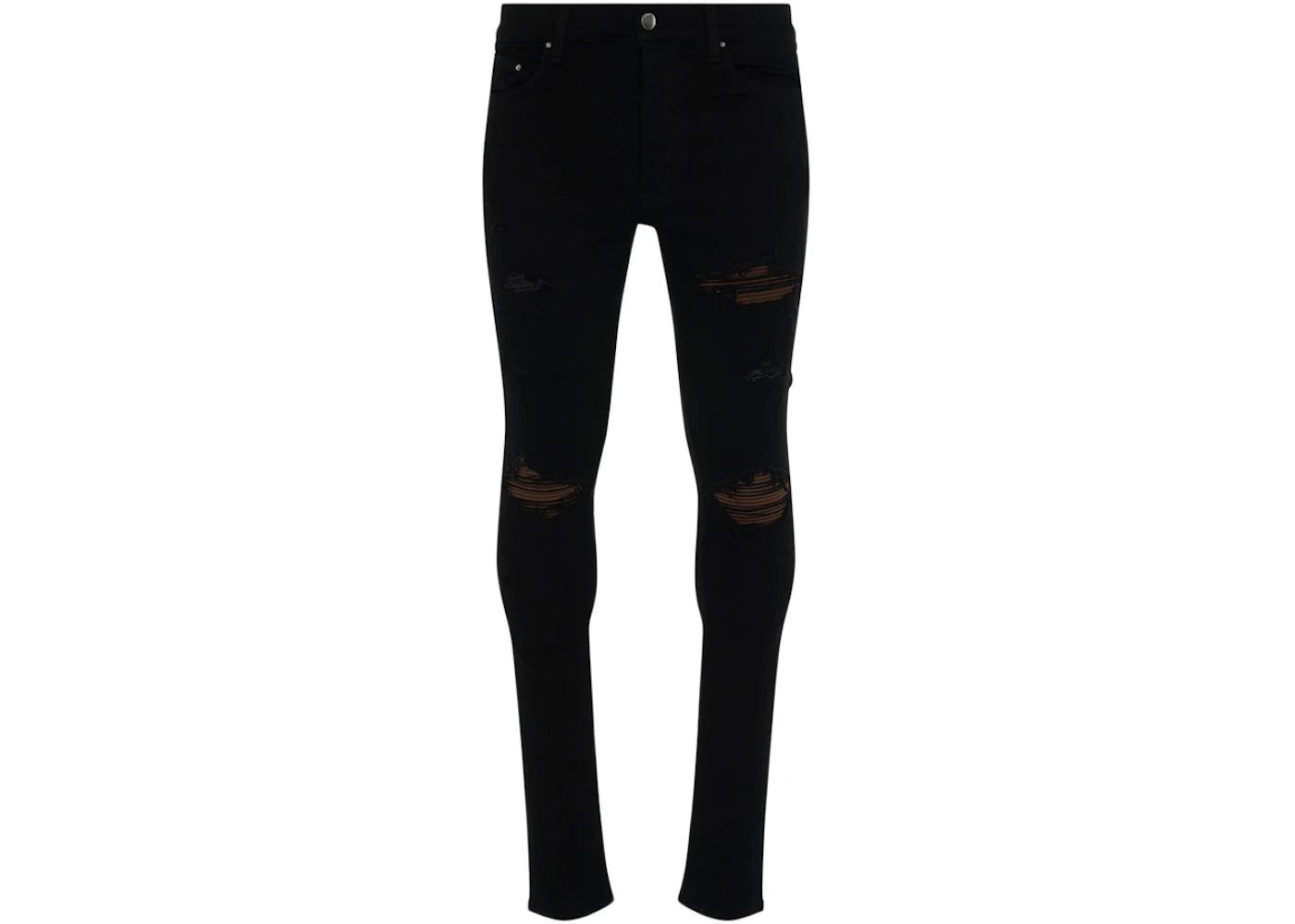 AMIRI MX1 Ultra Suede Skinny Jeans Black