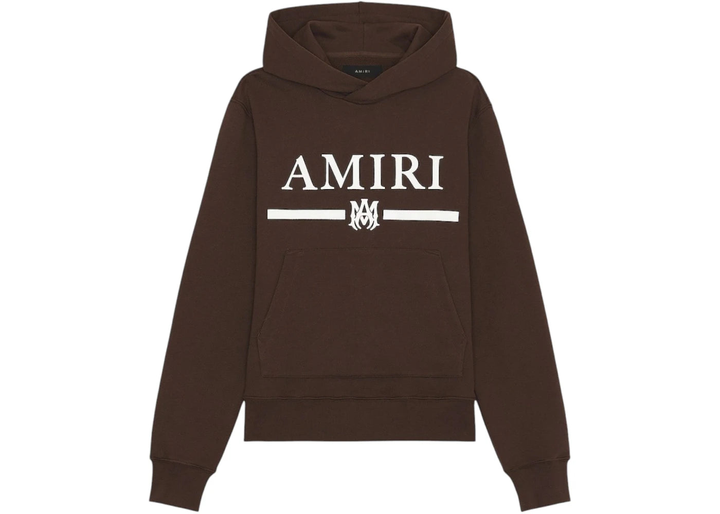 AMIRI Ma Bar Logo Hoodie Brown