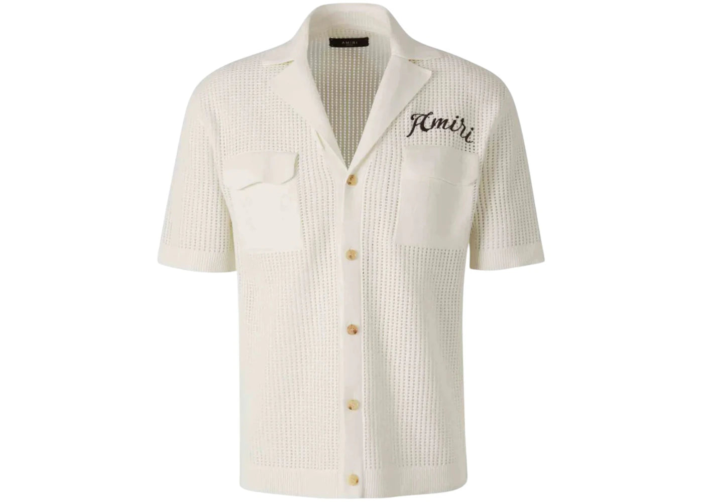 AMIRI Mesh Polo Sand