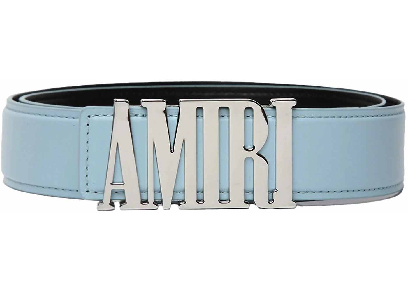 AMIRI Nappa 4cm Belt Baby Blue