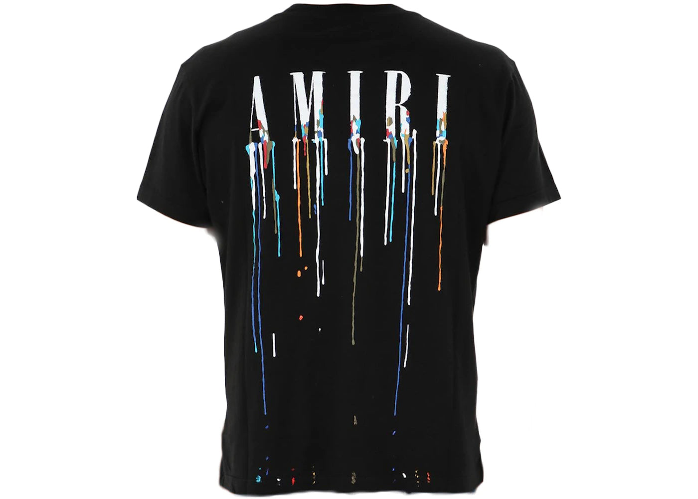 AMIRI Paint Drip Logo Tee Black