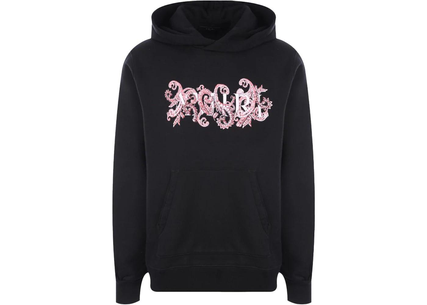 AMIRI Paisley Print Hoodie Black