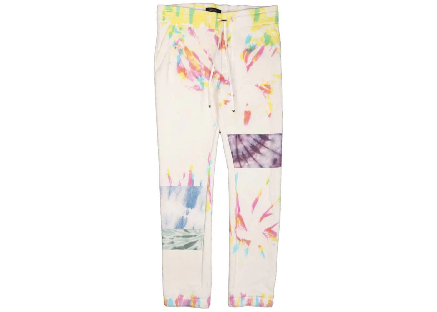 AMIRI Patchwork Tie Dye Sweatpant White/Multi