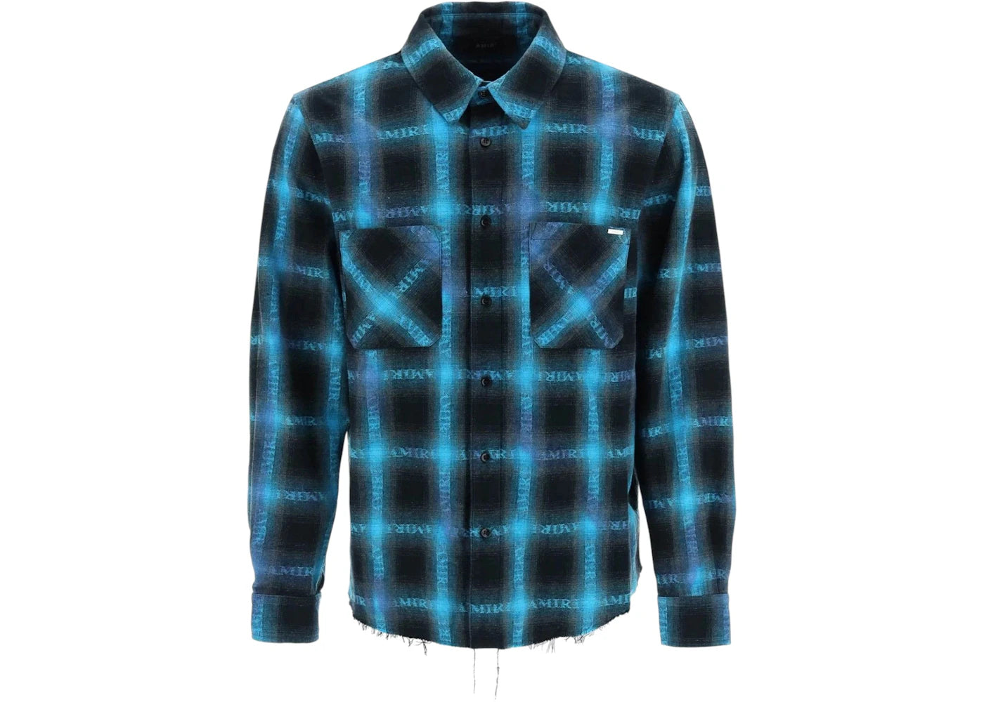 AMIRI Plaid Shirt Blue/Black