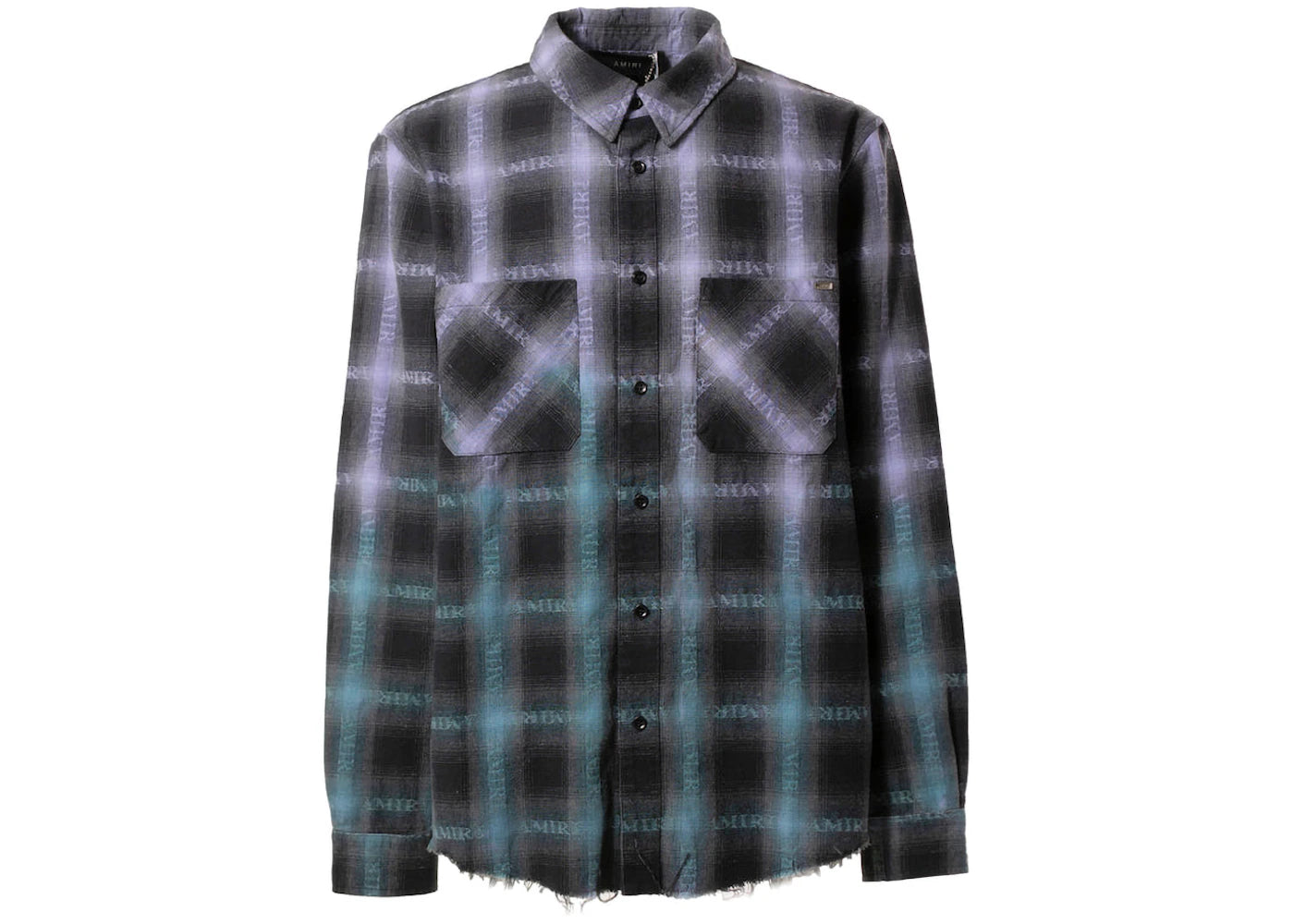 AMIRI Plaid Shirt Purple