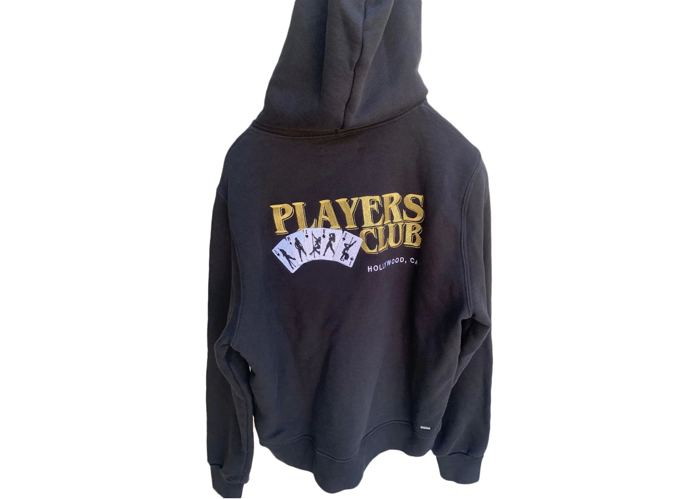 AMIRI Players Club Hoodie Black