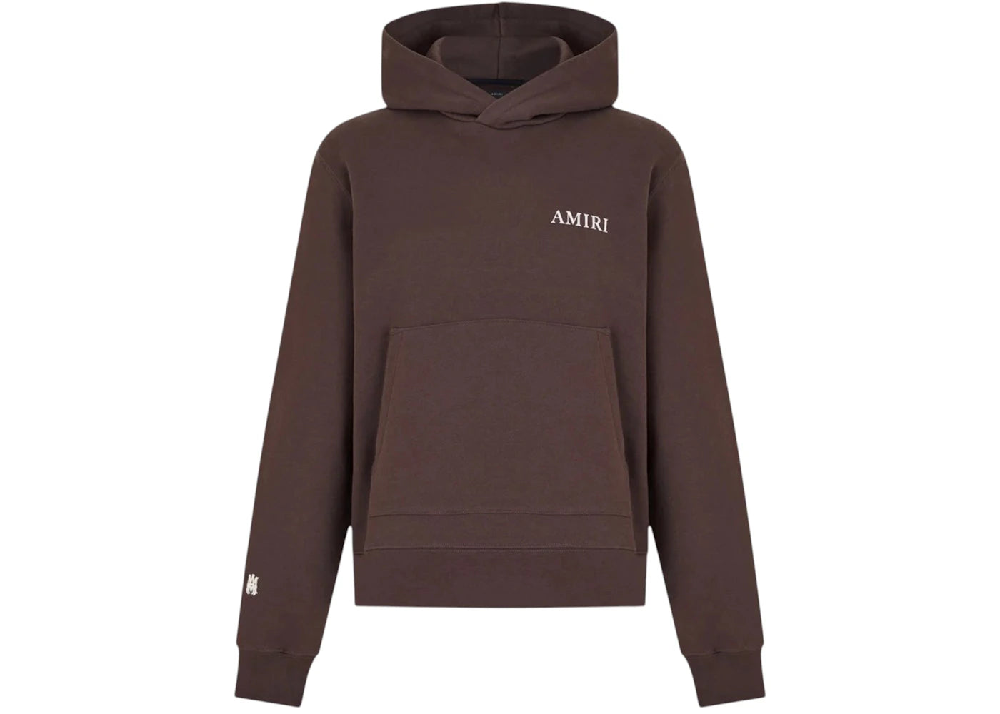 AMIRI Puff Logo Hoodie Brown