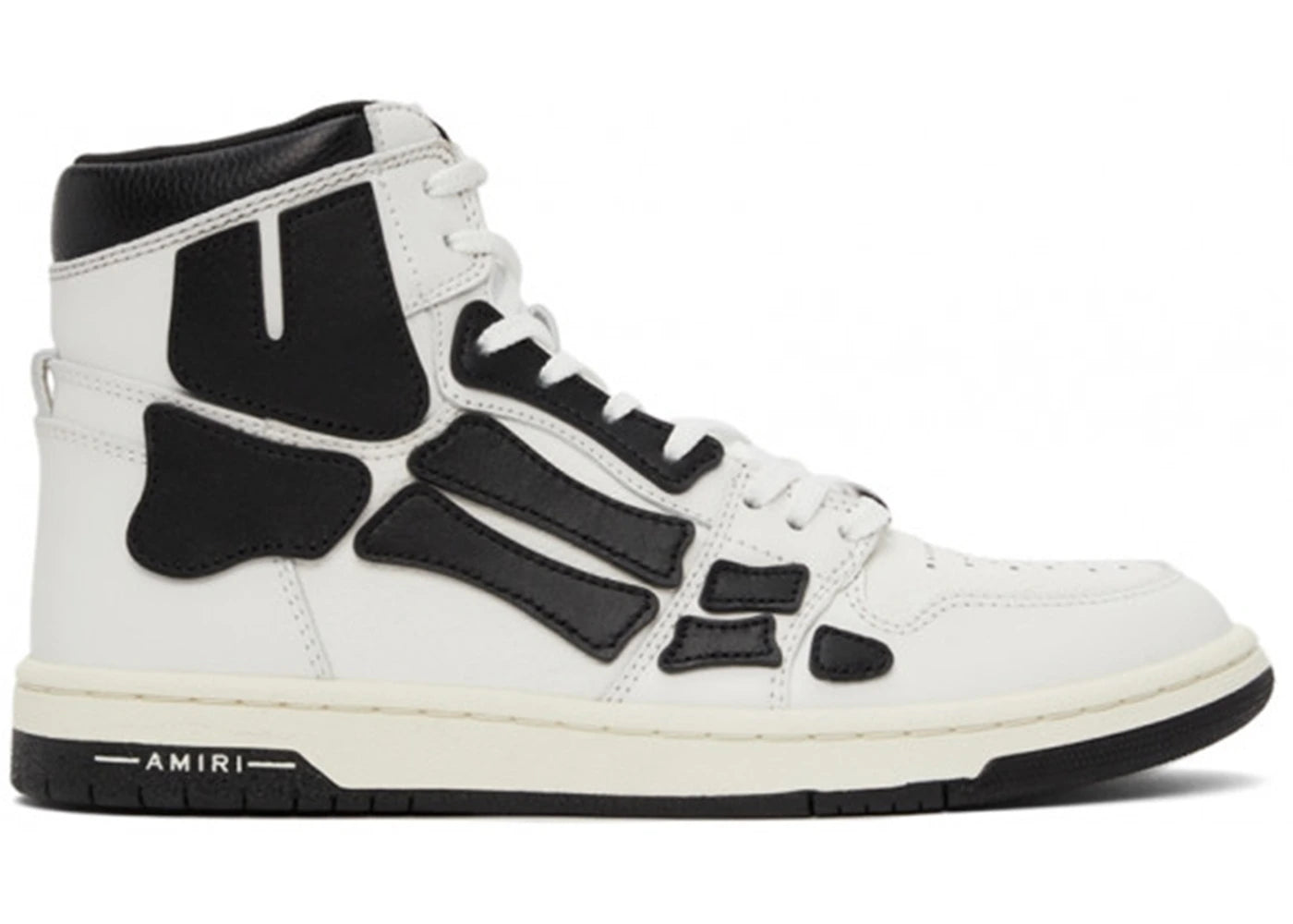 AMIRI Skel Top Hi White Black