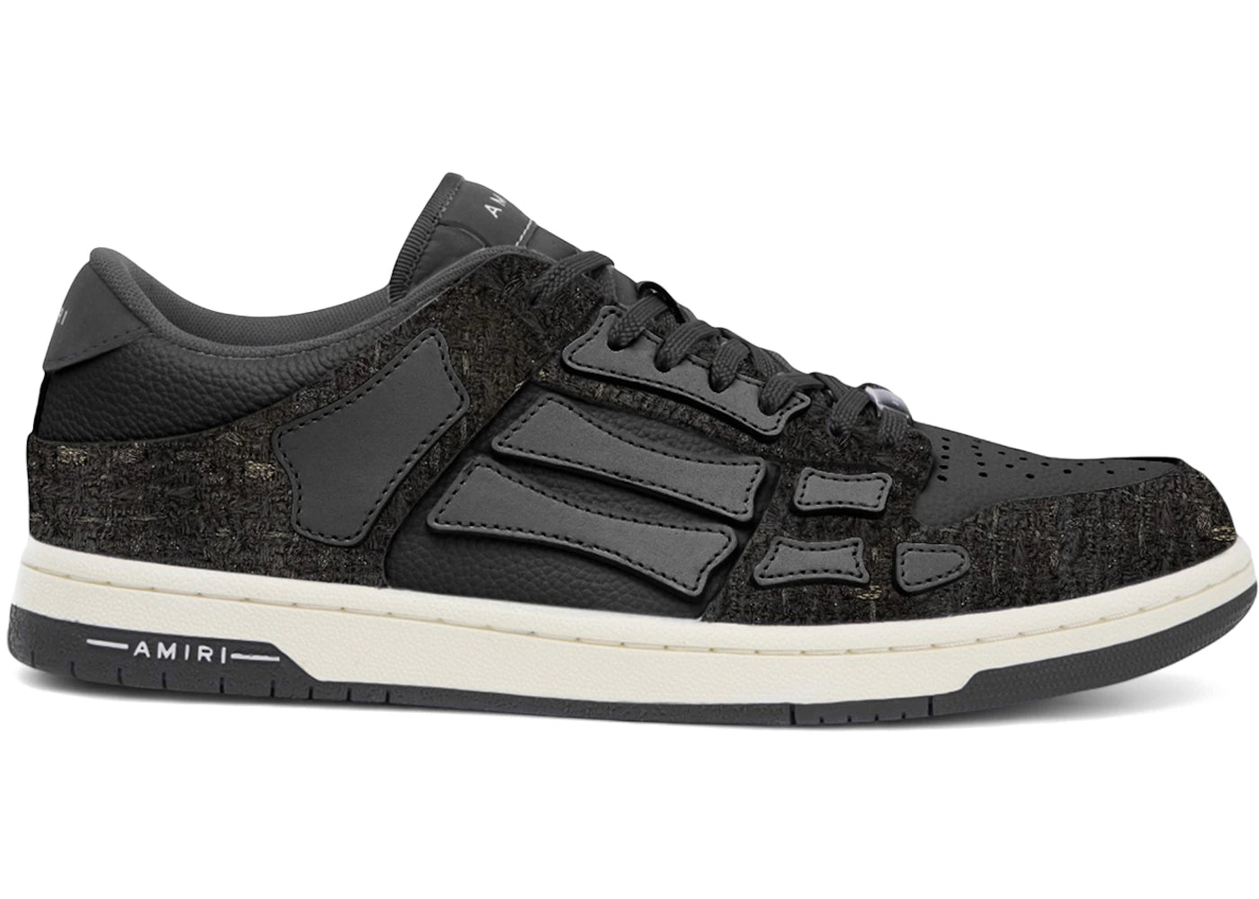 AMIRI Skel Top Low Boucle Black