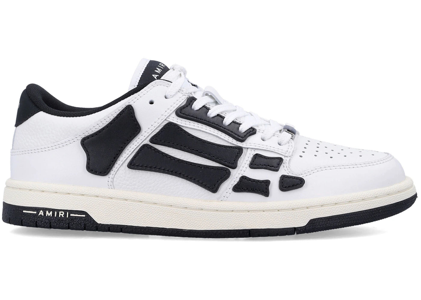AMIRI Skel Top Low White Black (2024) (Women's)