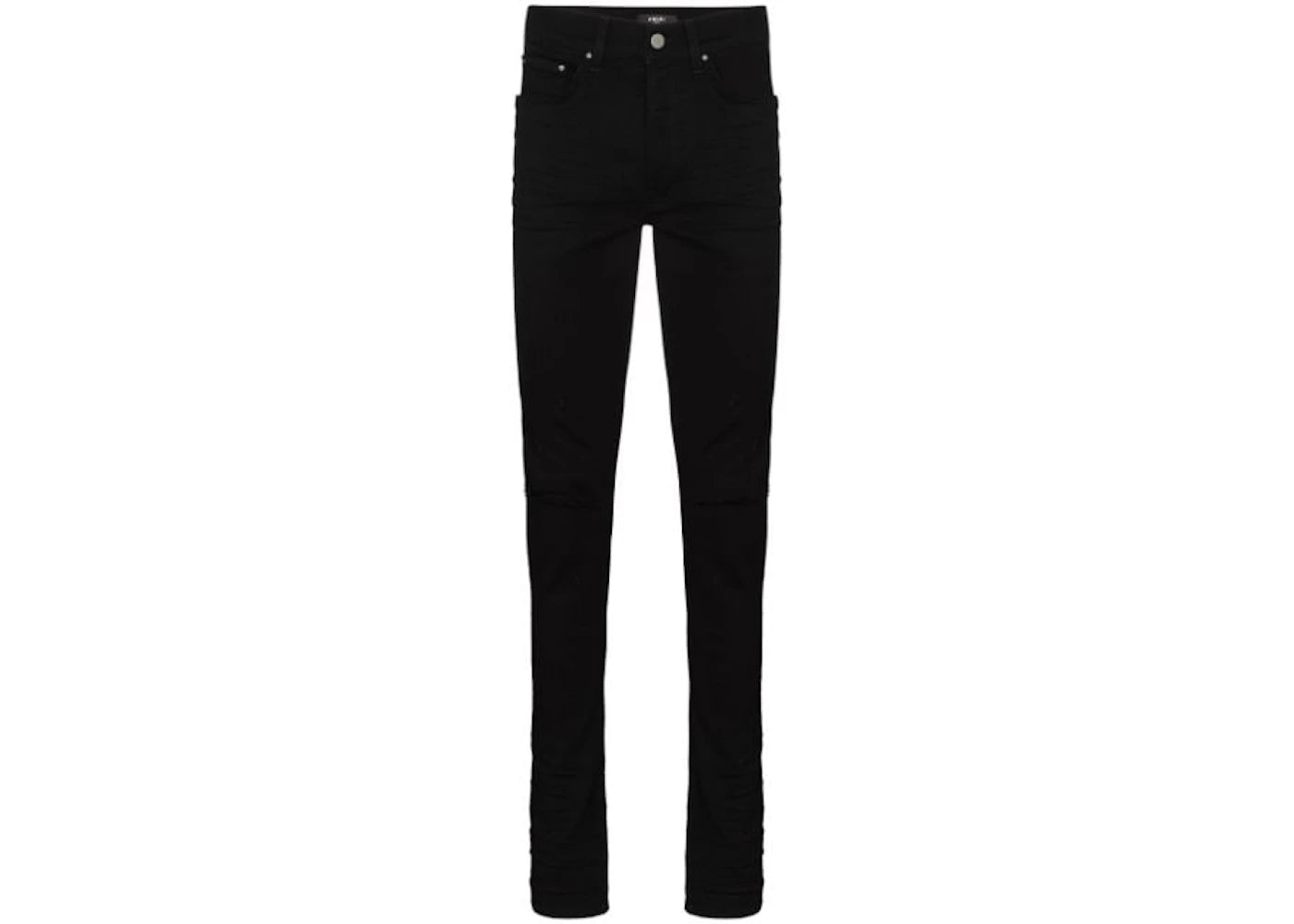 AMIRI Slash Skinny Stretch Jeans Black