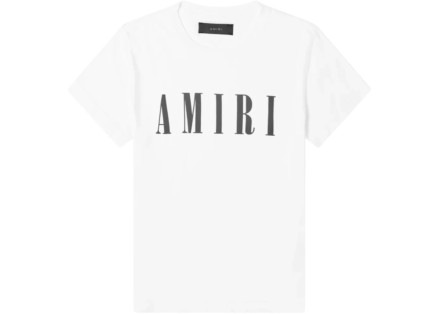 AMIRI Slim Core Logo T-shirt White