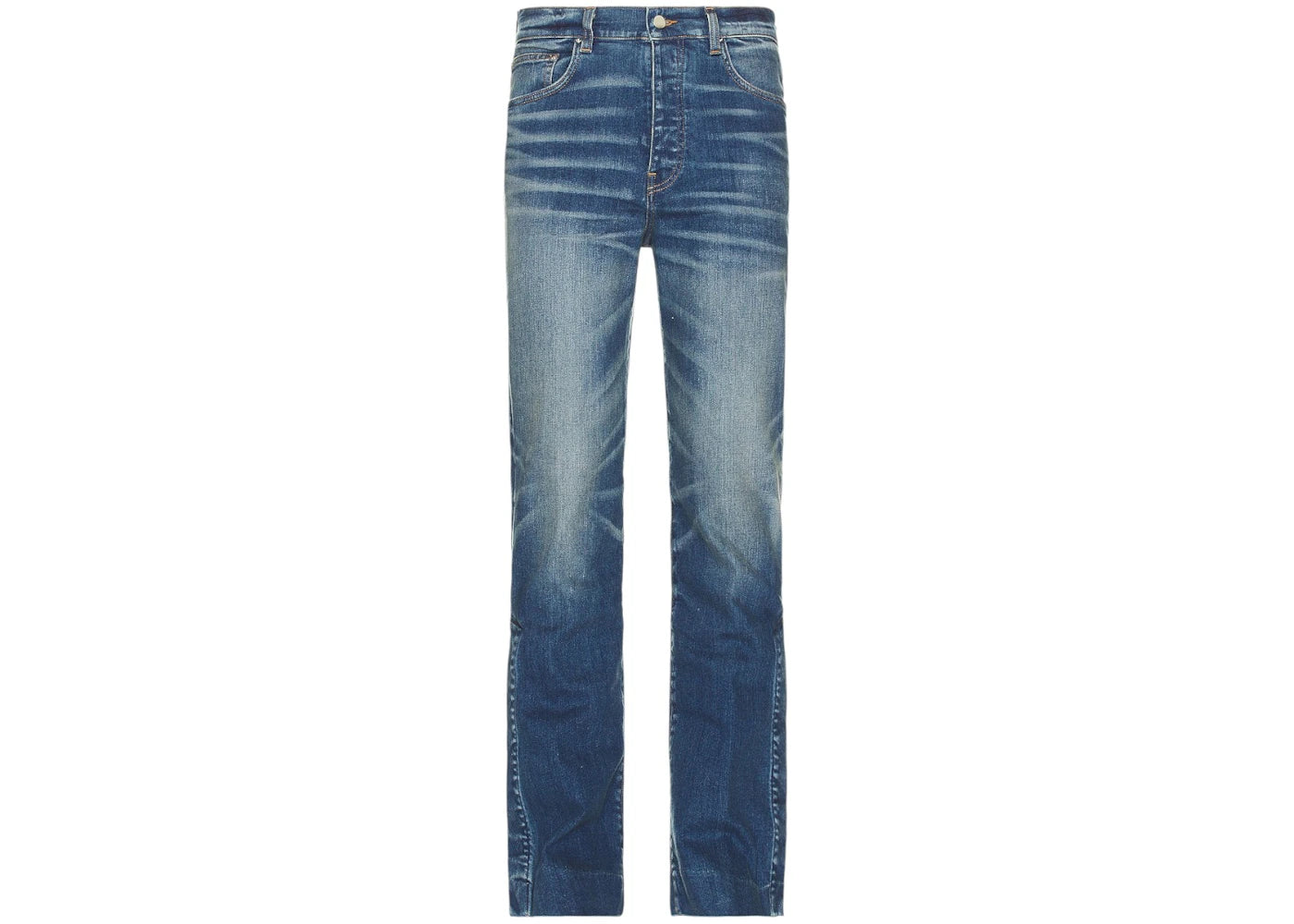 AMIRI Stack Kick Flare Jeans River Indigo