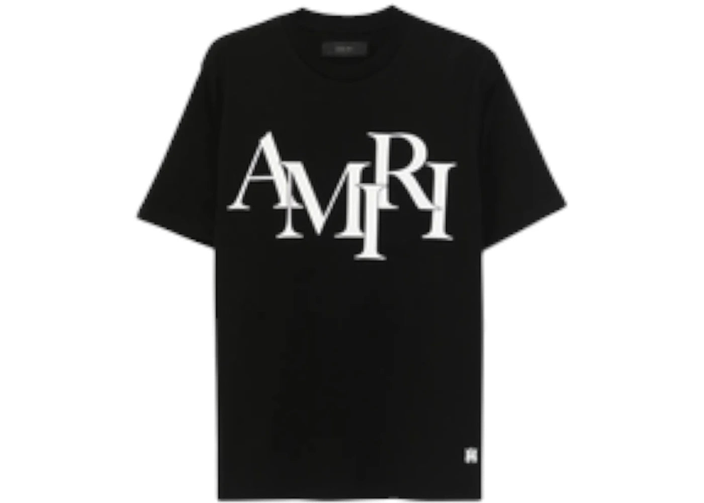 AMIRI Staggered Logo T-shirt Black