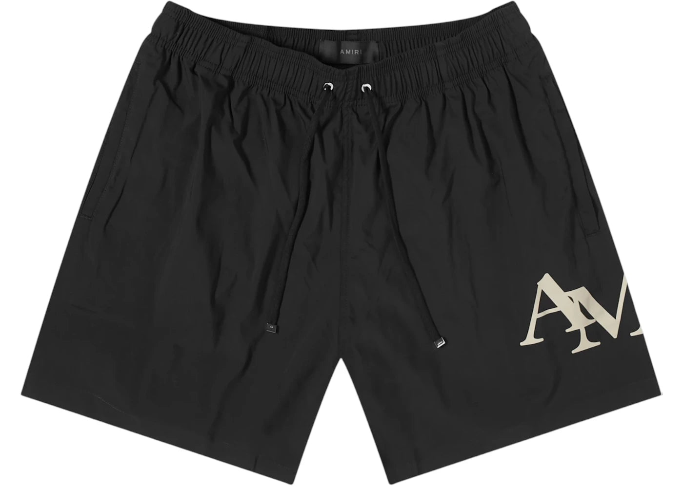 AMIRI Staggered Swim Trunk Black