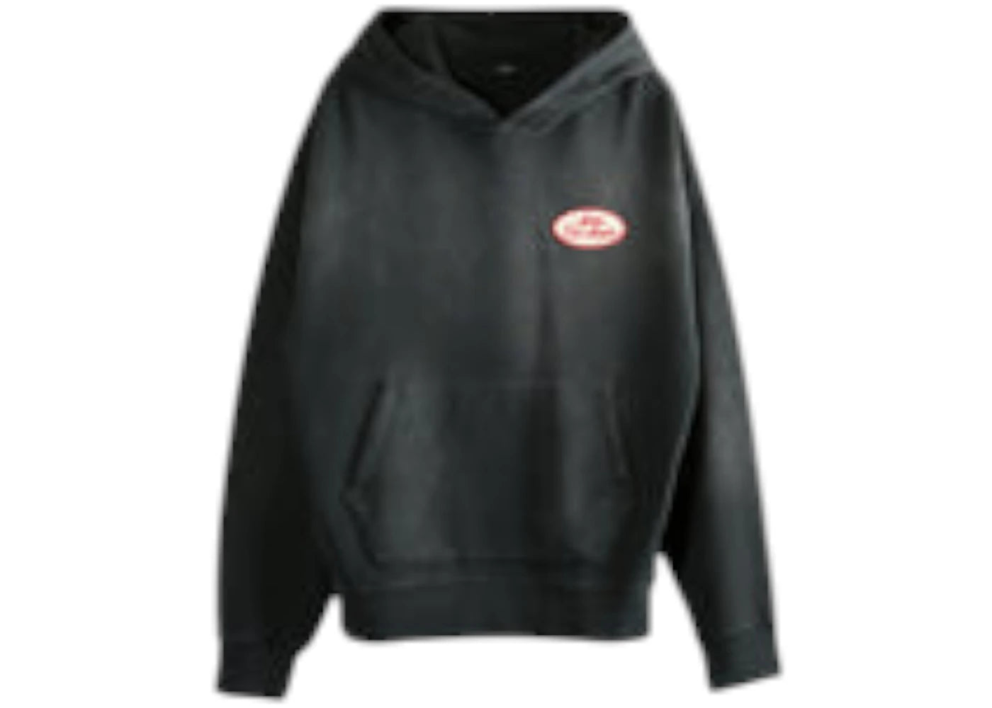 AMIRI Station Patch Oversized Hoodie Black